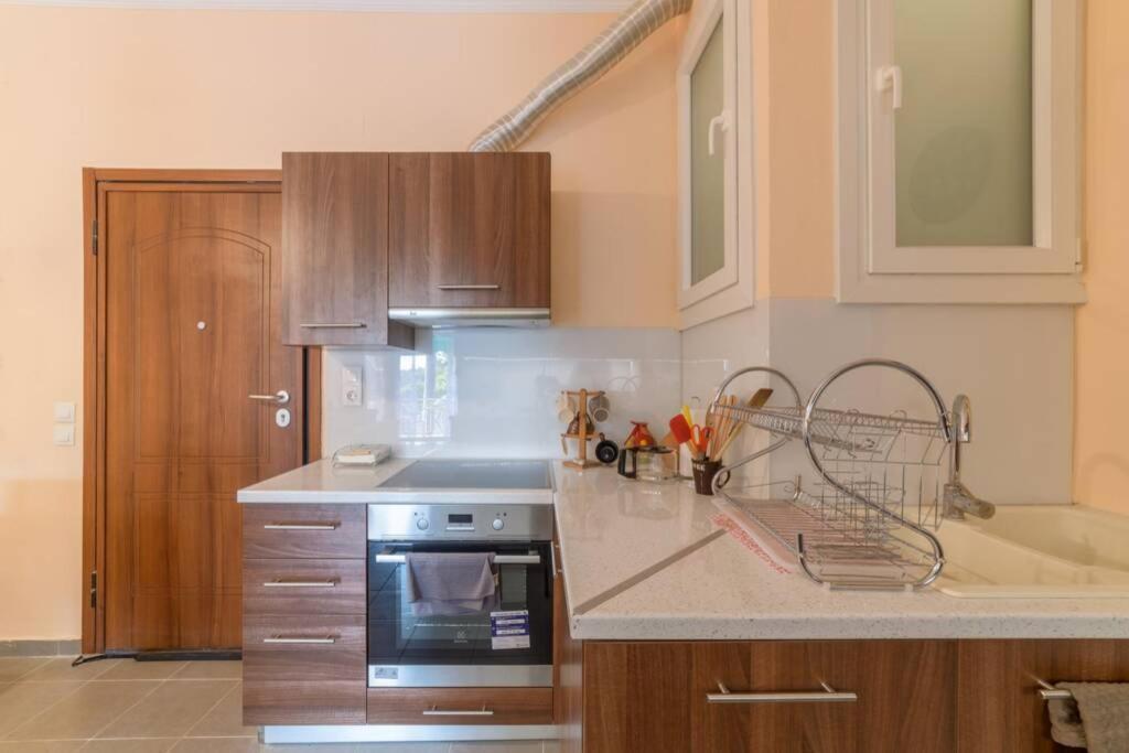 Bright Newly Renovated Apt Near Beach & Center+Ac Anemomylos Zewnętrze zdjęcie