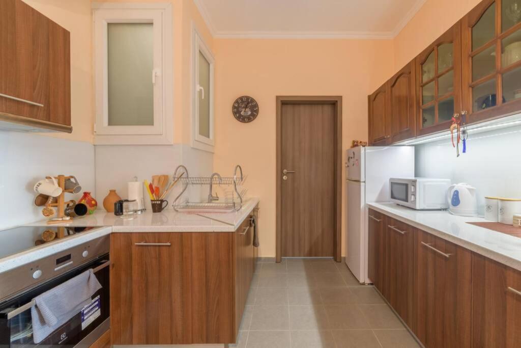 Bright Newly Renovated Apt Near Beach & Center+Ac Anemomylos Zewnętrze zdjęcie